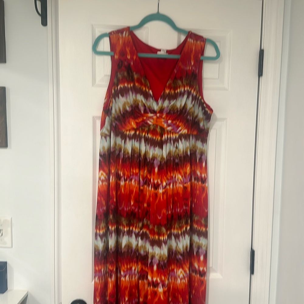Chico’s Tie-die Maxi dress